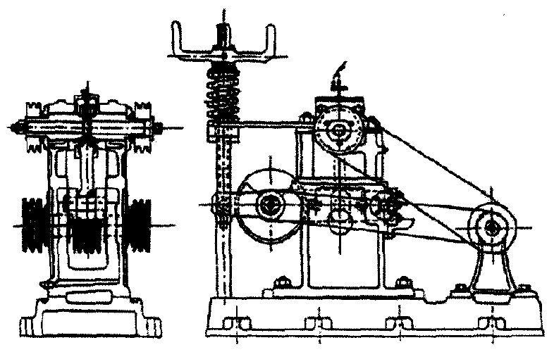 圖5 動(dòng)載式軸承試驗(yàn)裝置 Fig.5 Dynamic load type bearing test rig
